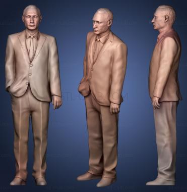 3D model Vladimir Putin (STL)